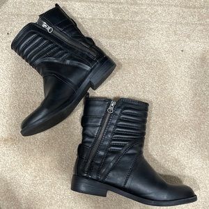 Steve Madden Black Booties
